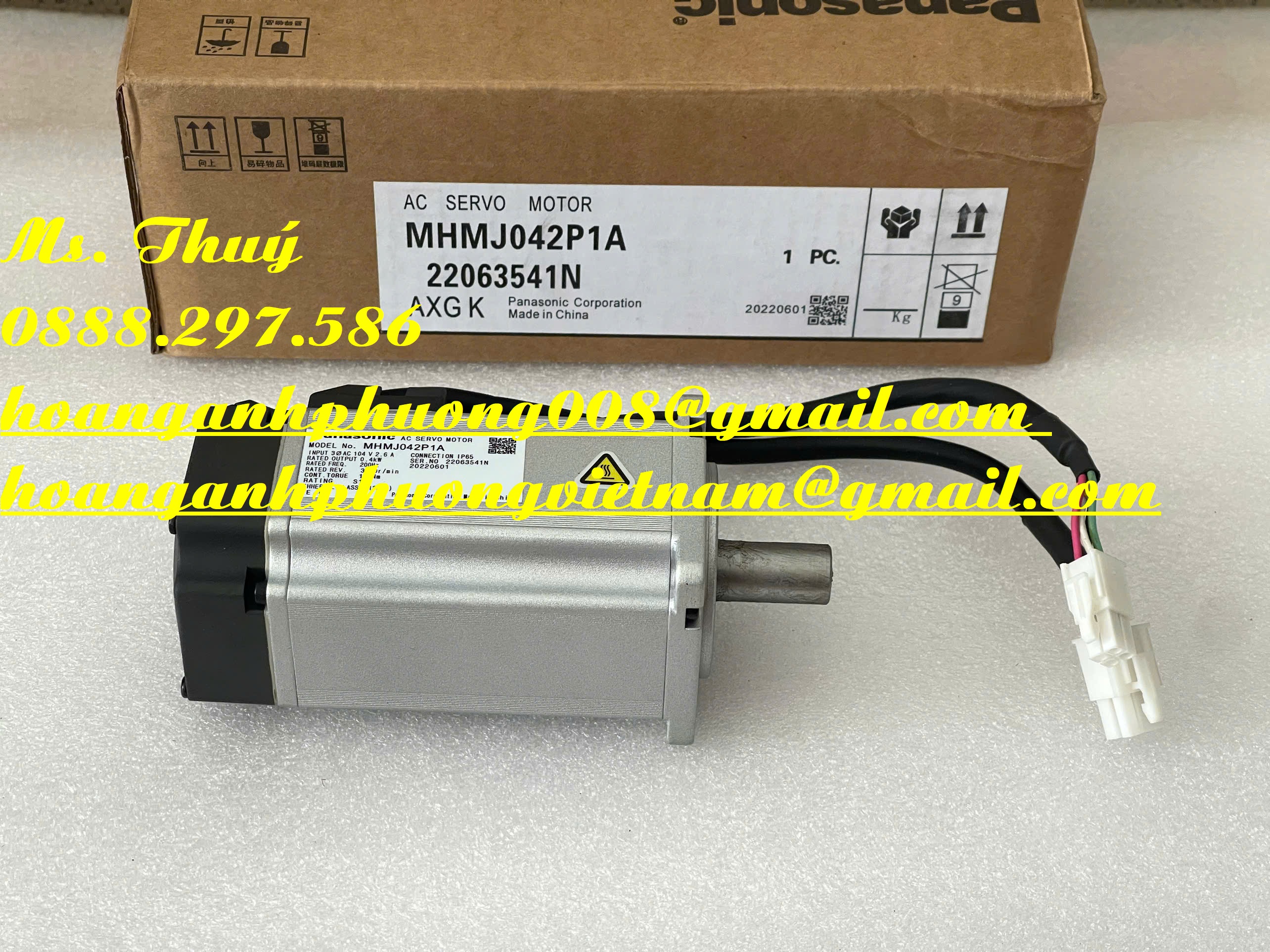 AC Servo motor Panasonic MHMJ042P1A - Động cơ mơi 100%